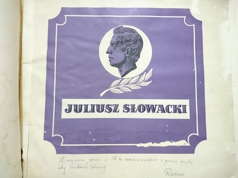 JULIUSZ SŁOWACKI. ALBUM - Makowski, Sudolski 1959