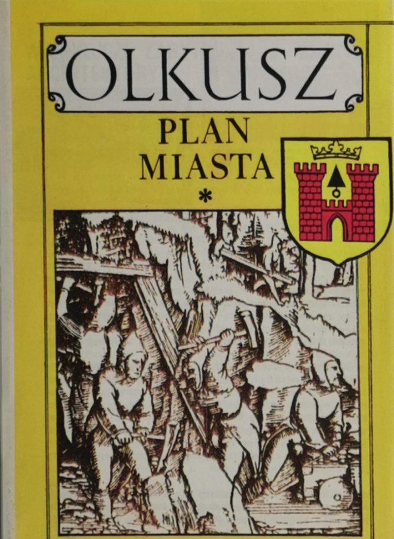 OLKUSZ PLAN MIASTA MAPA