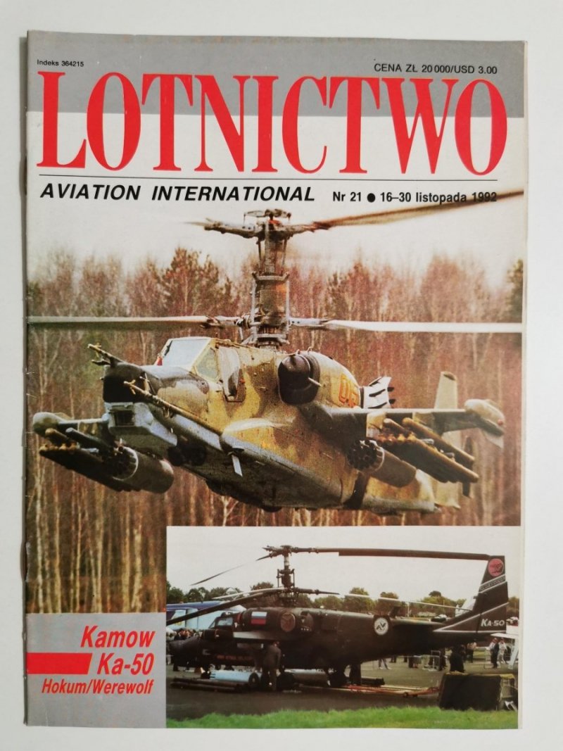 LOTNICTWO NR 21 1992