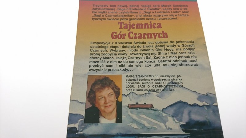 TAJEMNICA GÓR CZARNYCH - Margit Sandemo 1999