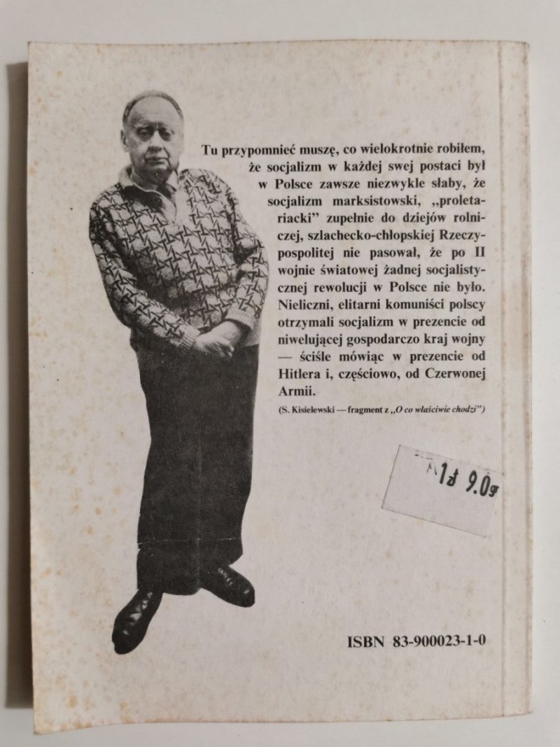 PALĘ ZACHÓD - Stefan Kisielewski 1990