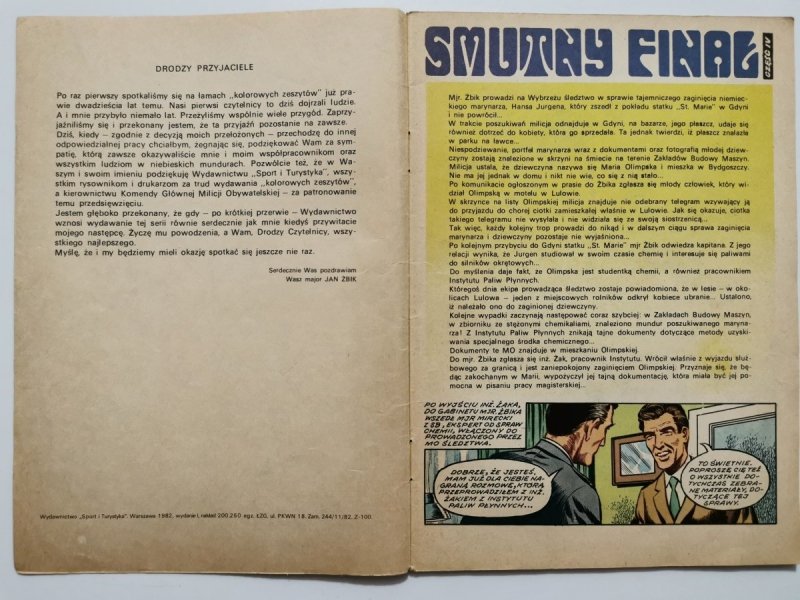 SMUTNY FINAŁ 1982