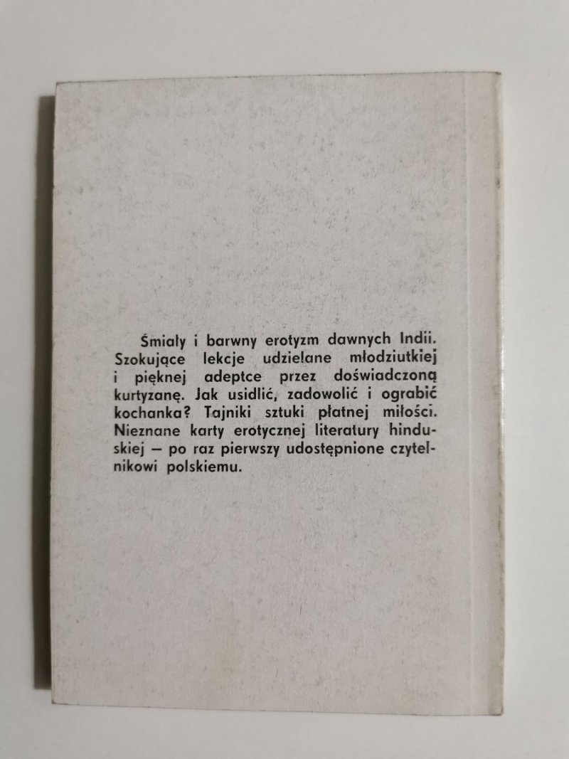 EDUKACJA HINDUSKIEJ KURTYZANY 1990