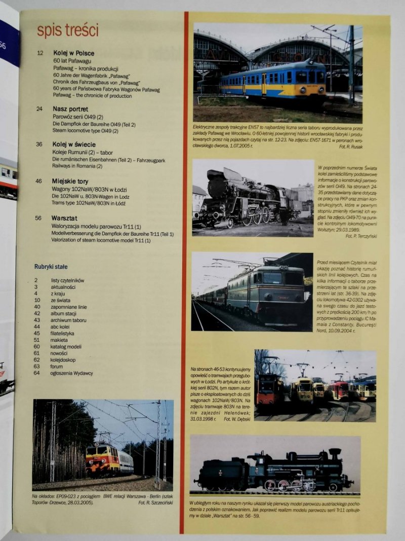 Miesięcznik. Świat kolei 10/2005