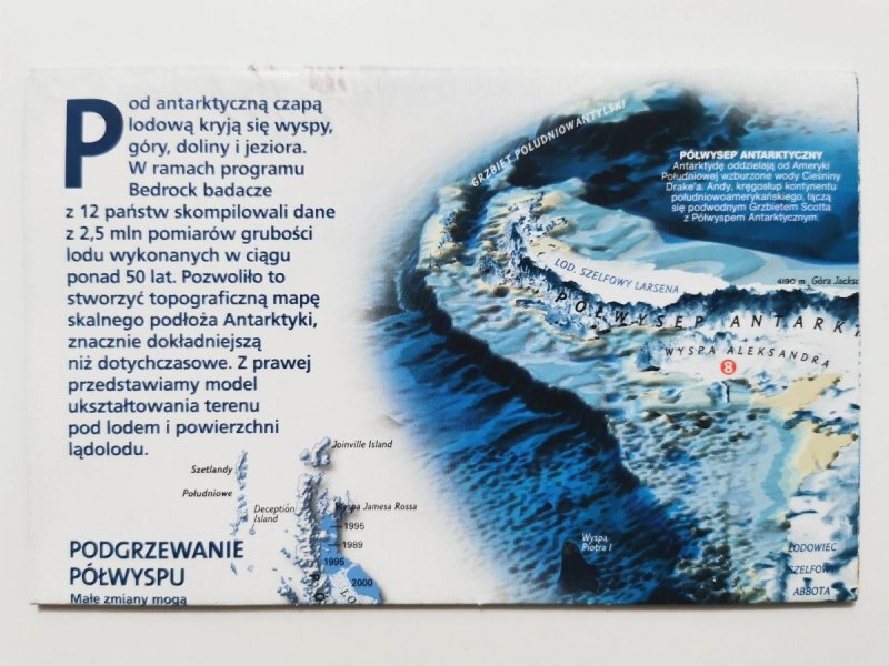 NATIONAL GEOGRAPHIC GRUDZIEŃ 2012 ANTARKTYDA NOWA EPOKA ODKRYĆ. MAPA 