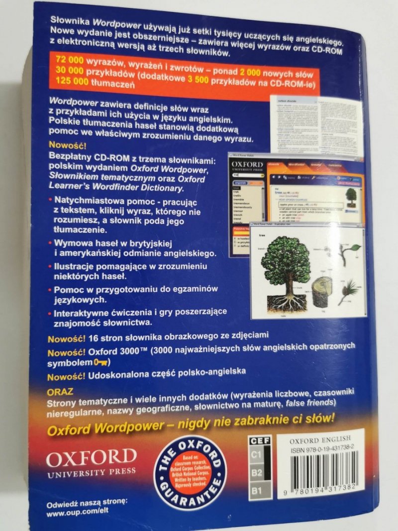 OXFORD WORDPOWER. SŁOWNIK ANGIELSKO-POLSKI POLSKO-ANGIELSKI 