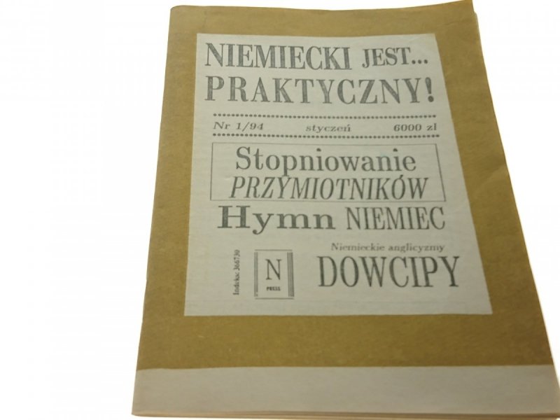 NIEMIECKI JEST... PRAKTYCZNY! NR 1/94 STYCZEŃ