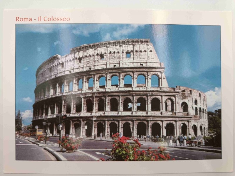 ROMA IL COLOSSEO BIAŁA RAMA