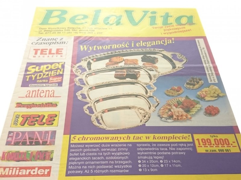 BELA VITA (1993) KATALOG