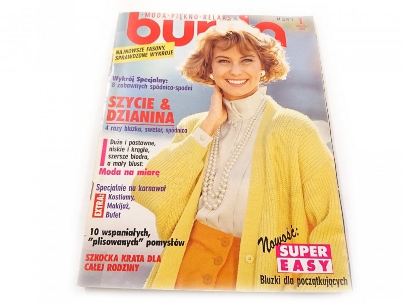 BURDA NR 1 STYCZEŃ 1991