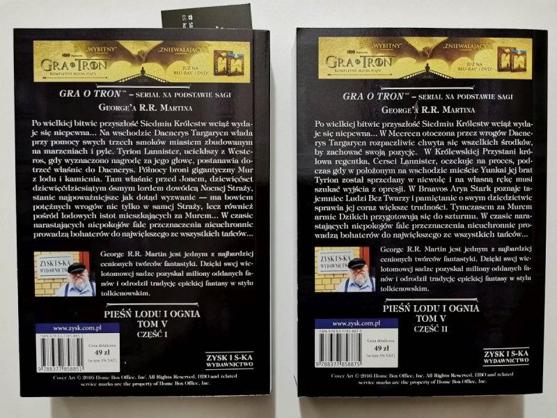 TANIEC ZE SMOKAMI CZĘŚĆ I i II - George R. R. Martin 