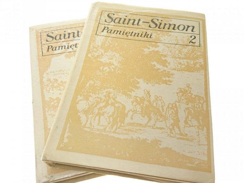 SAINT-SIMON. PAMIĘTNIKI TOM 1 i 2 1984