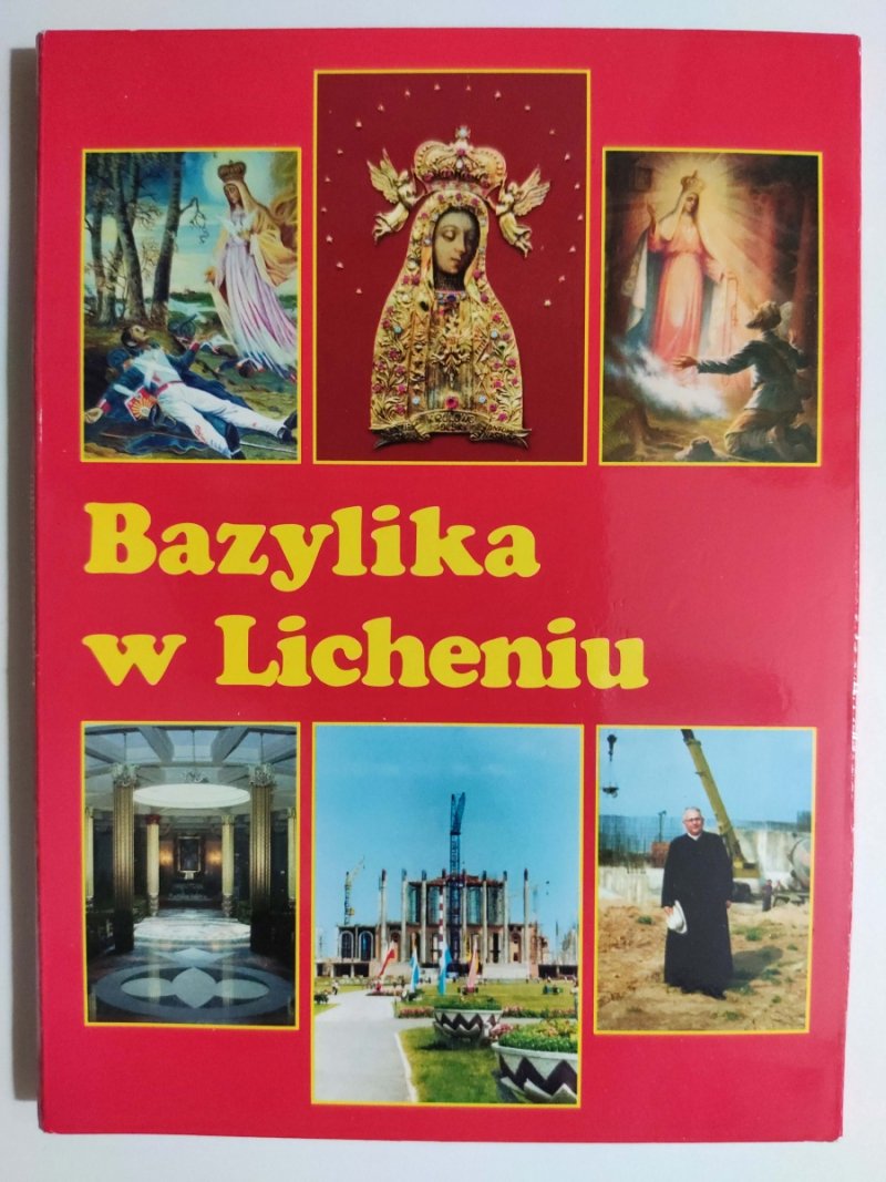 HARMONIKA Z 9 POCZTÓWEK. BAZYLIKA W LICHENIU