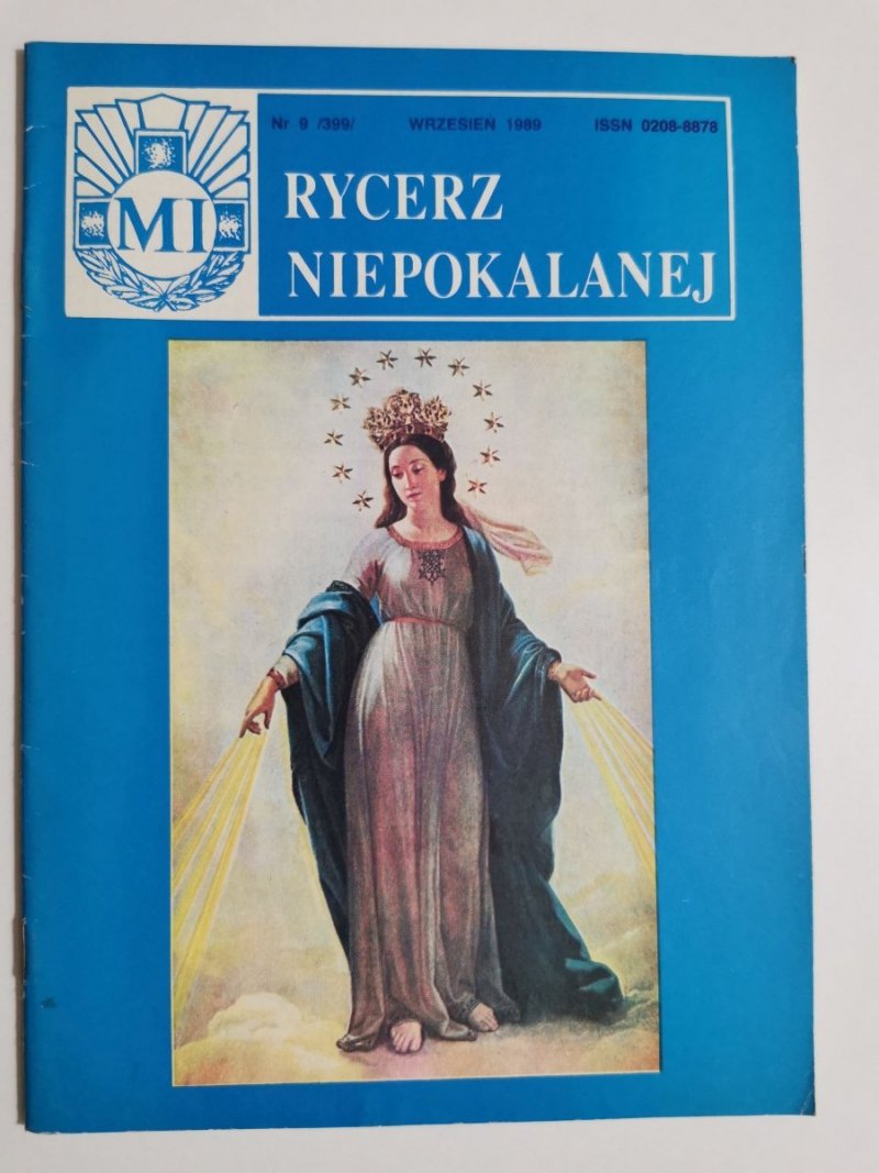 RYCERZ NIEPOKALANEJ NR 9 /399 WRZESIEŃ 1989 