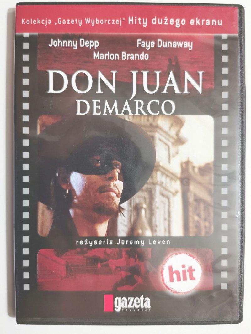 DVD. DON JUAN DEMARCO. REŻ. JEREMY LEVEN