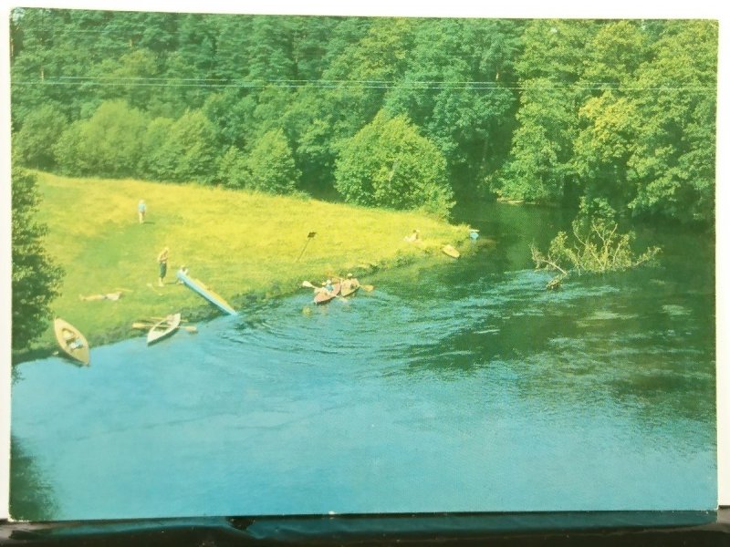 BORY TUCHOLSKIE. SPŁYW KAJAKOWY BRDĄ W OKOLICY