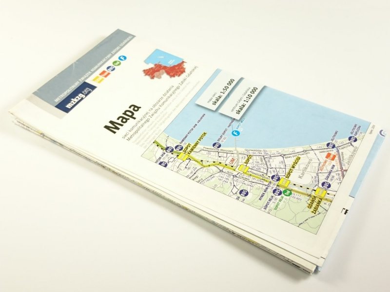 MAPA SIECI KOMUNIKACJI MZKZG 2009