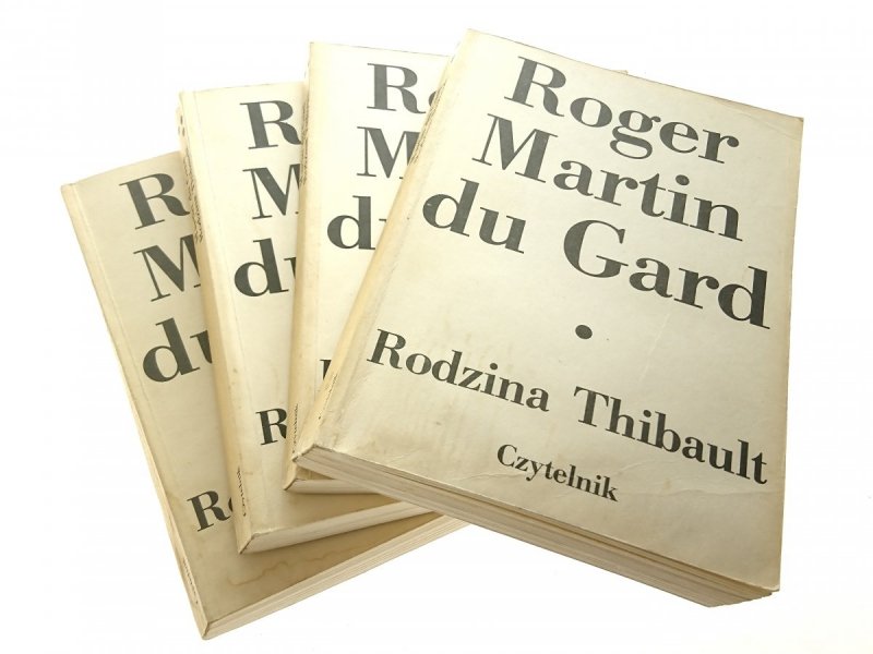 RODZINA THIBAULT TOM OD 1 DO 4 - du Gard 1987