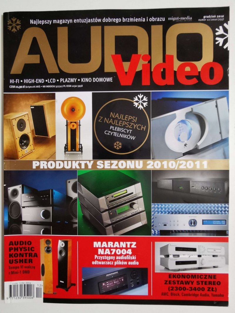 AUDIO VIDEO GRUDZIEŃ 2010 NUMER 12/2010 (255)