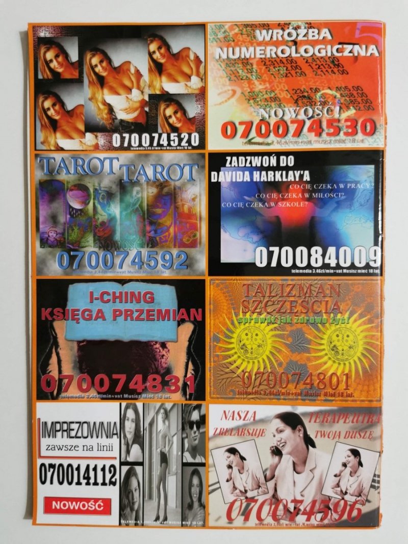 WRÓŻKA NR 11 LISTOPAD '99 