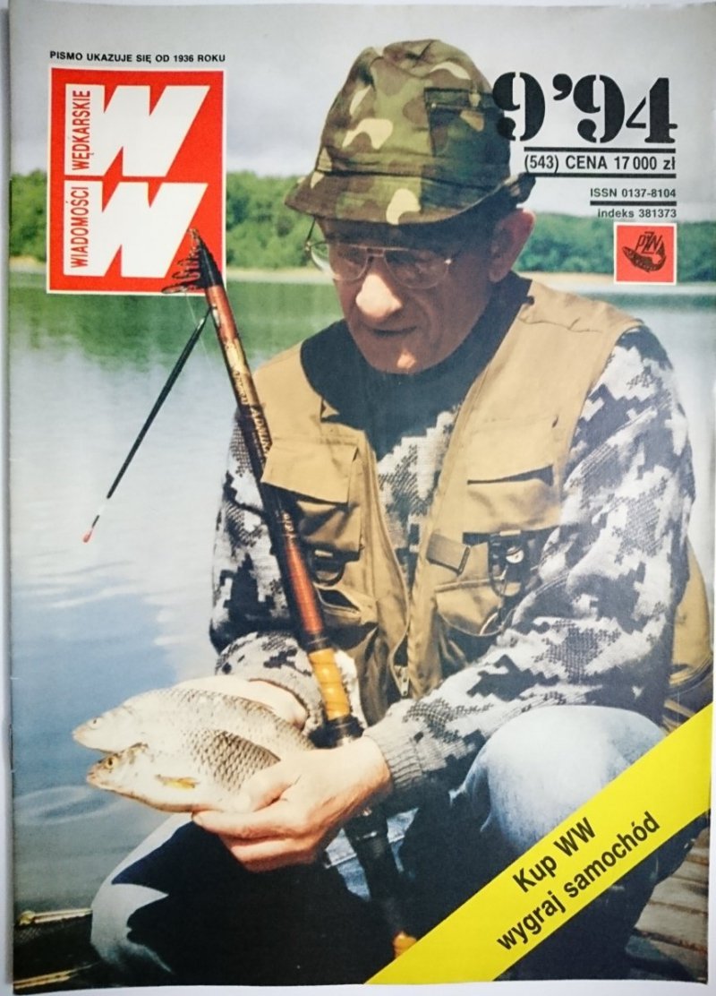 WIADOMOŚCI WĘDKARSKIE 9-1994