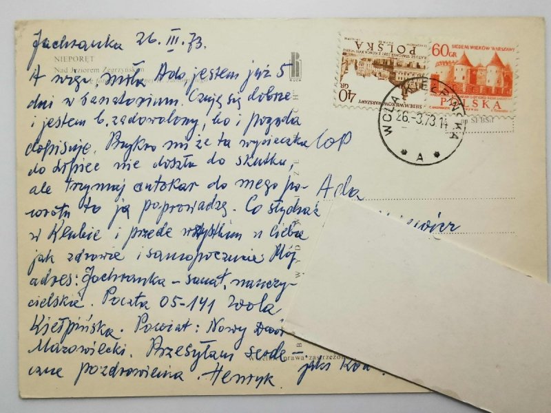 NIEPORĘT. NAD JEZIOREM ZEGRZYŃSKIM FOT. JABŁOŃSKI