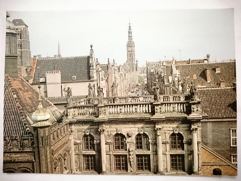 GDAŃSK. WIDOK ULICY DŁUGIEJ FOT. S. R. SADOWSKI