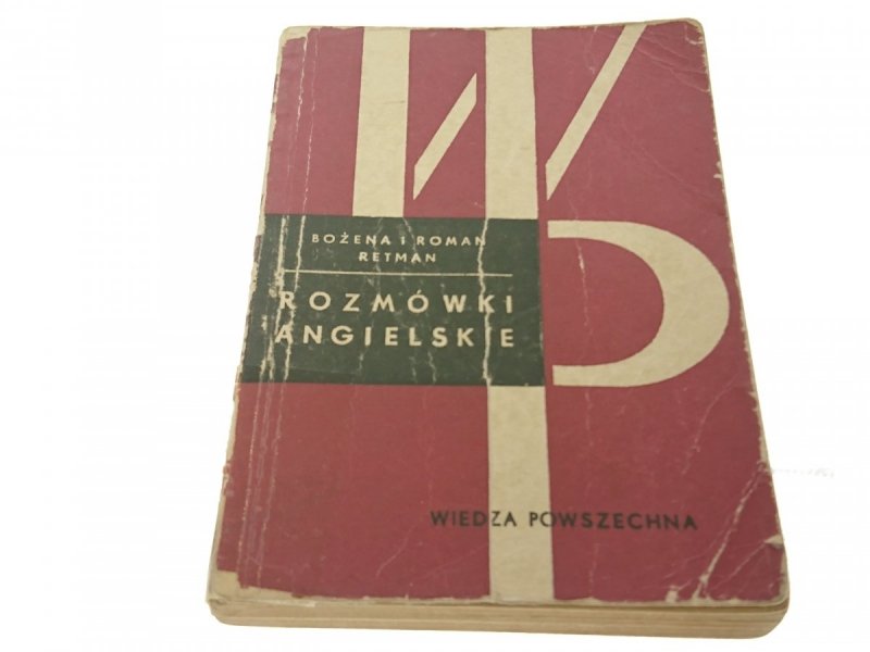 ROZMÓWKI ANGIELSKIE - Bożena i Roman Retman (1968)
