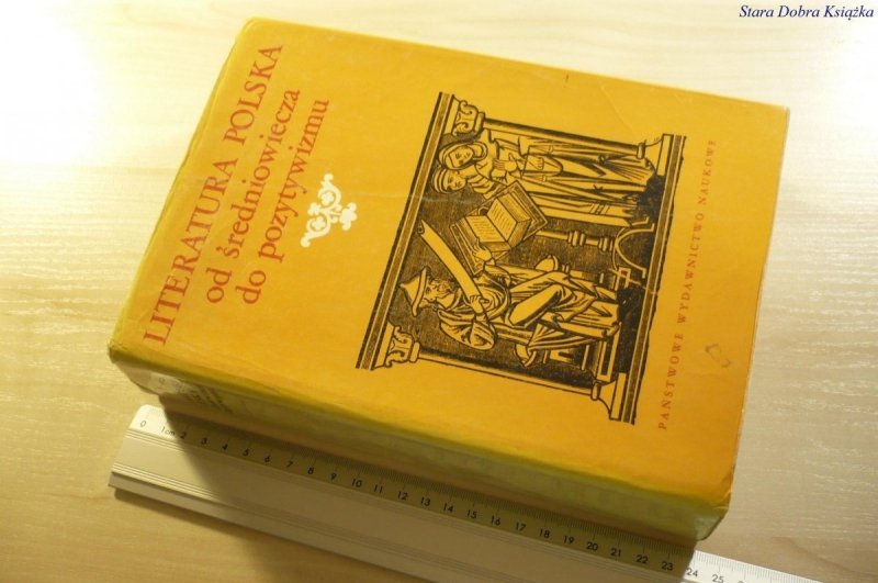 LITERATURA POLSKA OD ŚREDNIOWIECZA DO POZYTYWIZMU