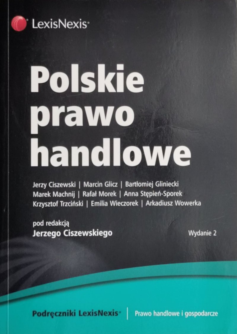 POLSKIE PRAWO HANDLOWE - Jerzy Ciszewski
