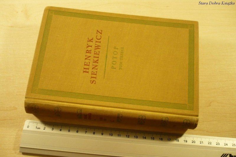 POTOP TOM 3 - Henryk Sienkiewicz (1955)