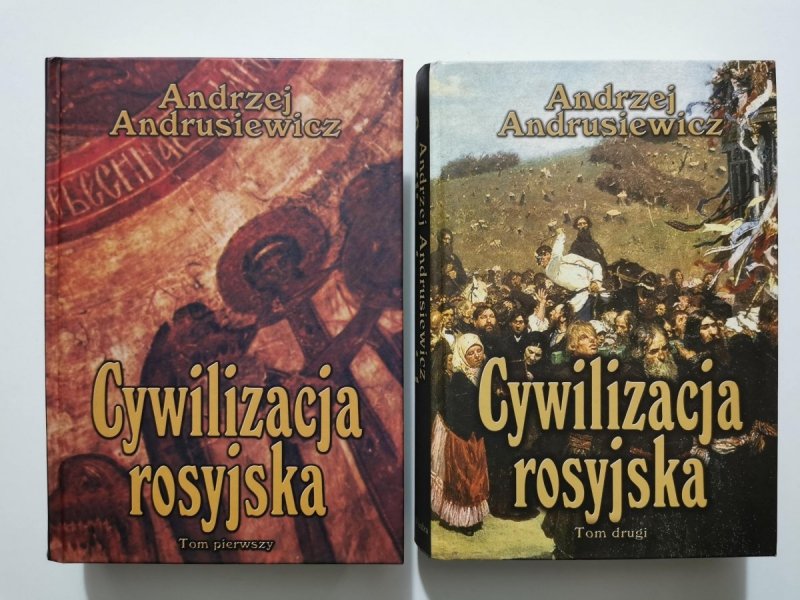 CYWILIZACJA ROSYJSKA TOM I i II - Andrzej Andrusiewicz 