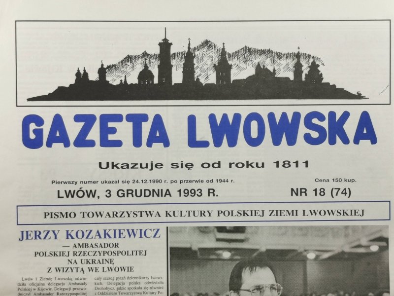 GAZETA LWOWSKA NR 18 (74) 1993