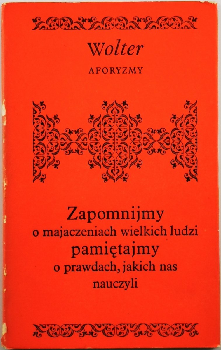 AFORYZMY - Wolter