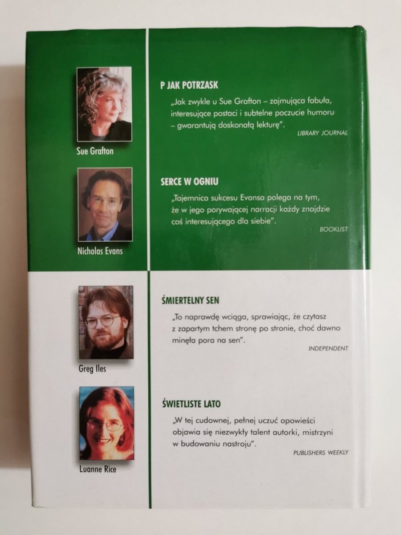 KSIĄŻKI WYBRANE: ŚWIETLISTE LATO – LUANNE RICE 2002