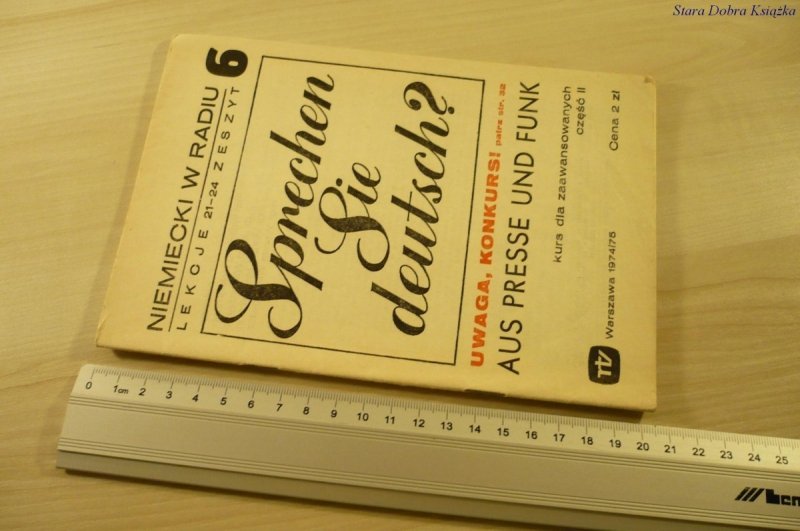 NIEMIECKI W RADIU 6 KURS ZAAWANSOWANY 1974/75
