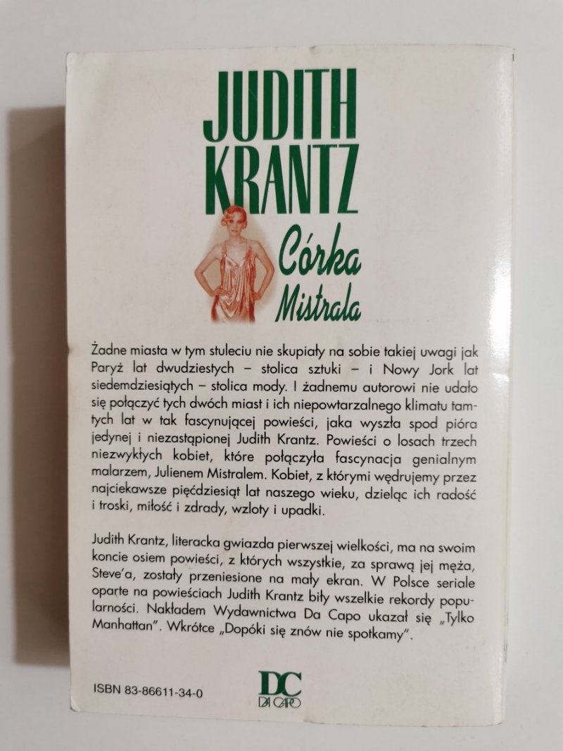 CÓRKA MISTRALA - Judith Krantz 1995