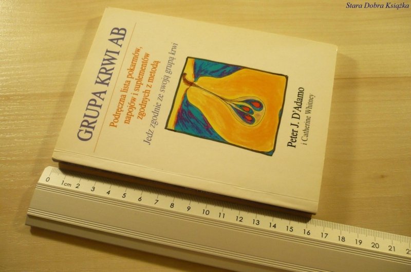 GRUPA KRWI AB. PODRĘCZNA LISTA POKARMÓW (2003)