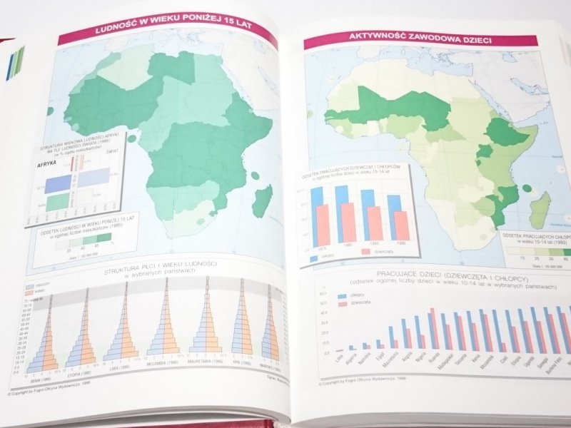 PRZEGLĄDOWY ATLAS ŚWIATA. AFRYKA 1998