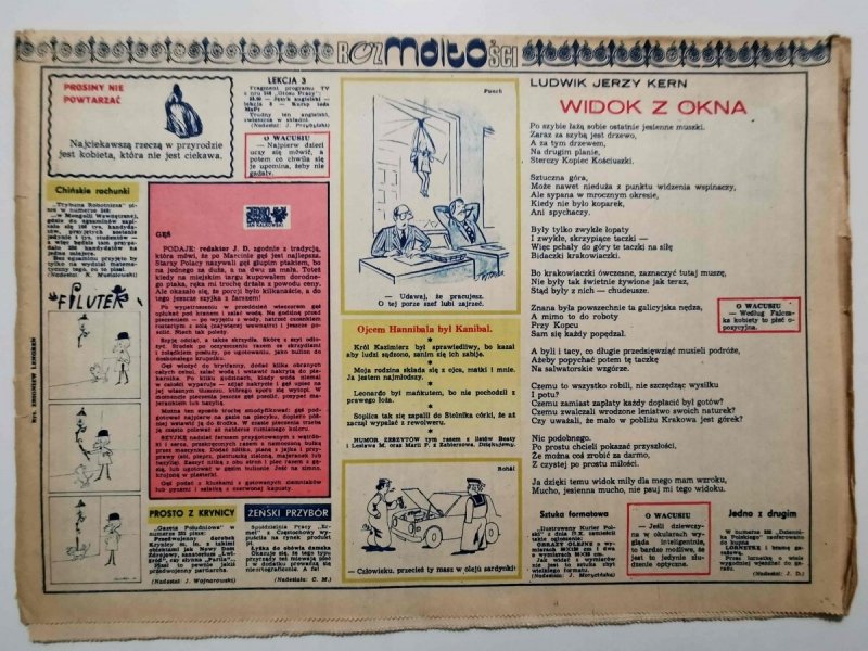 PRZEKRÓJ Nr. 1703 27 Listopada 1977