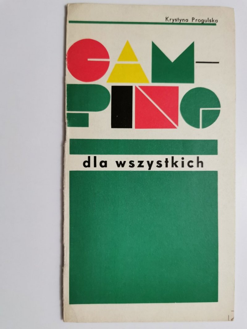 CAMPING DLA WSZYSTKICH - Krystyna Progulska 1976