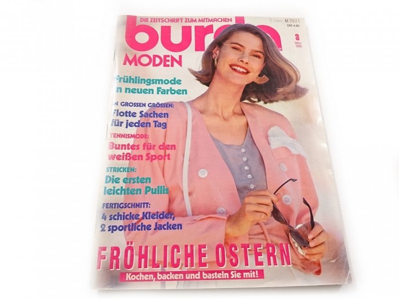 BURDA MODEN 3 MARZ 1989