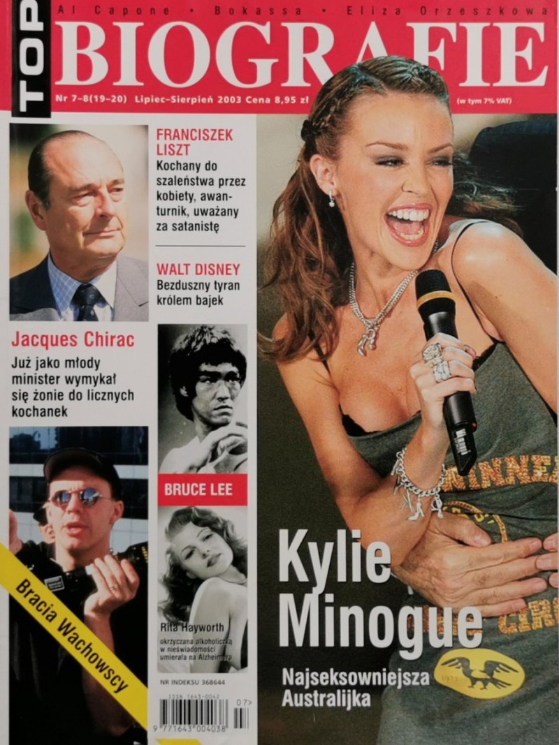 TOM BIOGRAFIE NR. 7-9/2003. KYLIE MINOGUE