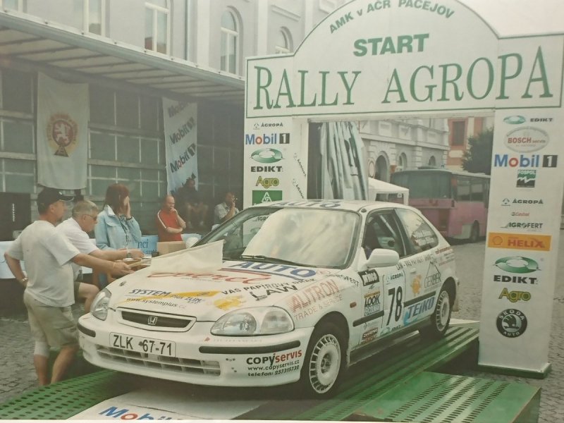 RAJD WRC 2005 ZDJĘCIE NUMER #018 HONDA CIVIC