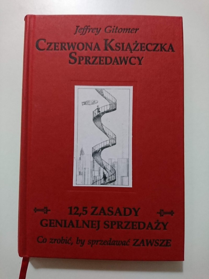 CZERWONA KSIĄŻECZKA SPRZEDAWCY. 12,5 ZASADY GENIALNEJ SPRZEDAŻY - Jeffrey Gitomer