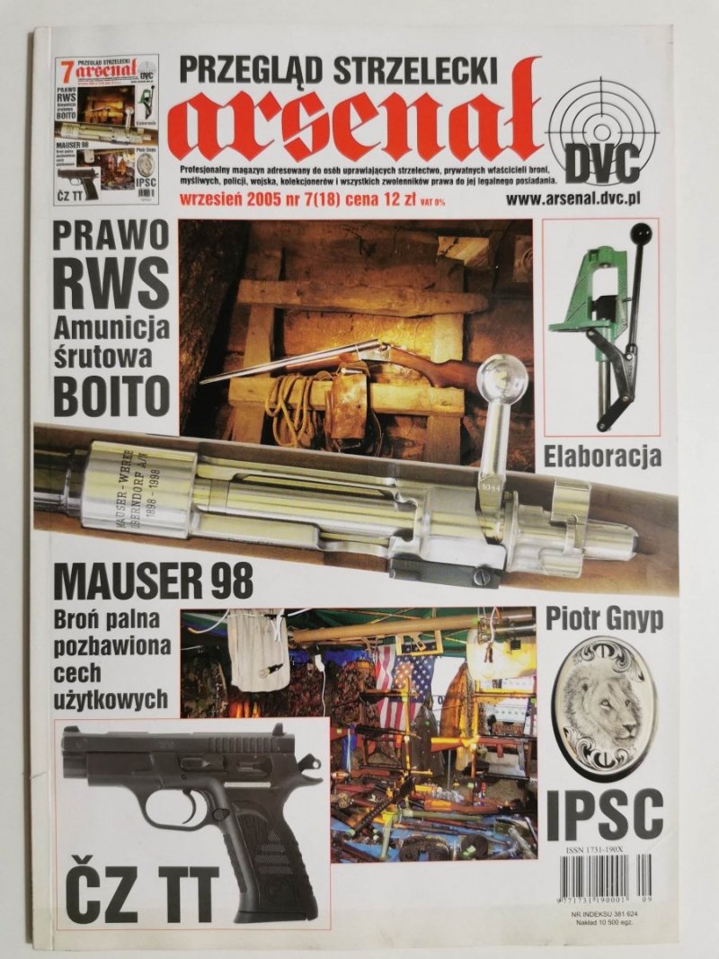 PRZEGLĄD STRZELECKI ARSENAŁ WRZESIEŃ 2005 NR 7 (18) 