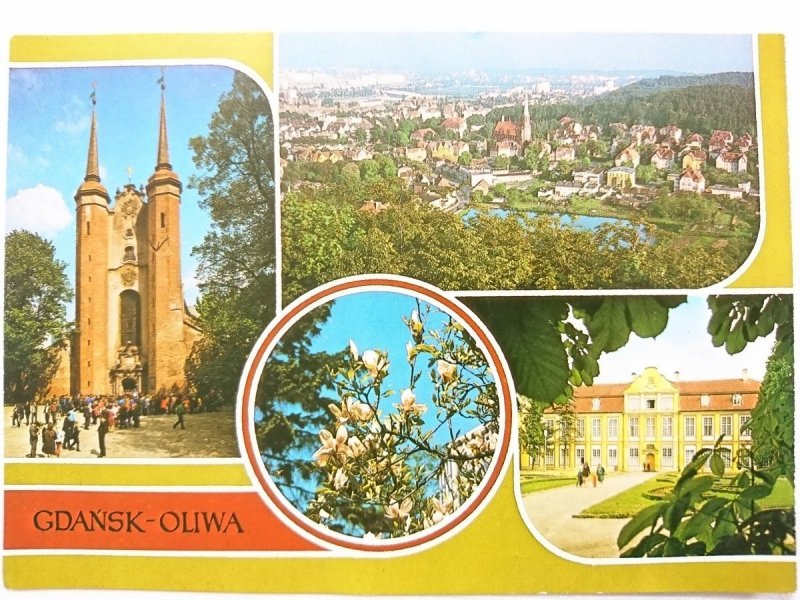 GDAŃSK – OLIWA. FASADA KATEDRY Z XIII-XIV w. FOT. M. MURMAN I INNI