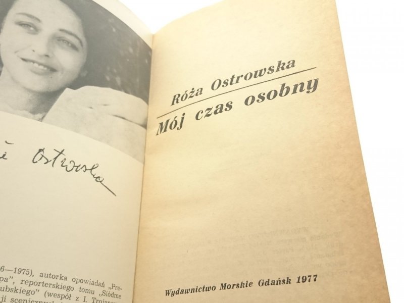 MÓJ CZAS OSOBNY - Róża Ostrowska 1977
