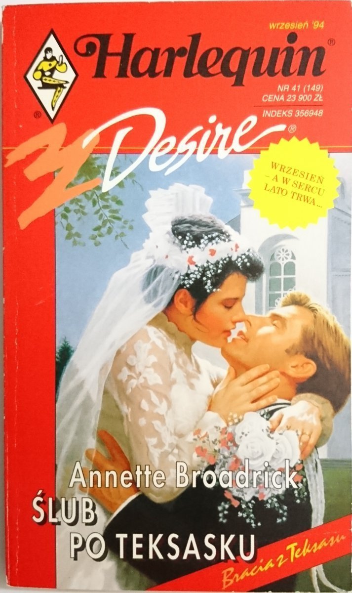 ŚLUB PO TEKSASKU – Annette Broadrick 1994