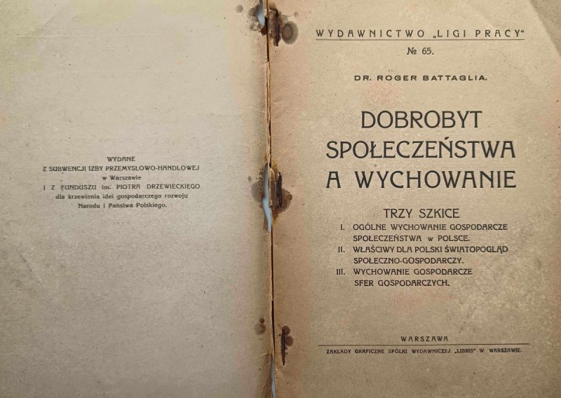 DOBROBYT SPOŁECZEŃSTWA A WYCHOWANIE - Robert Battaglia